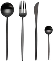 Набор столовых приборов Maison Maxx Stainless Steel Cutlery Set CYZ-001H (Black)