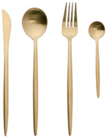Набор столовых приборов Maison Maxx Stainless Steel Cutlery Set CYZ-001J (Gold)